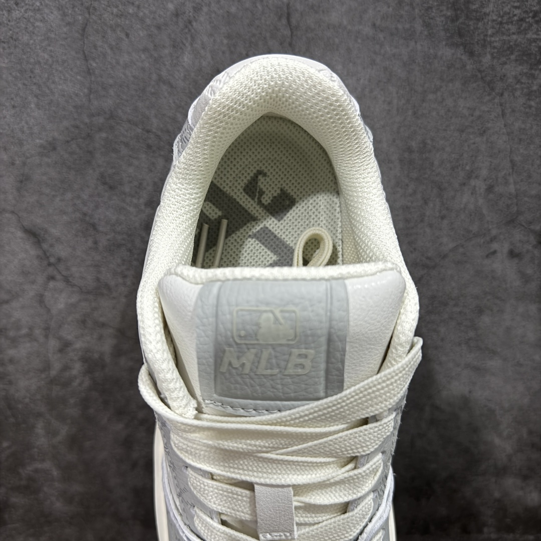 【纯原】MLB Chunky Liner Basic NY复古印花学长鞋系列低帮轻量增高厚底百搭休闲运动