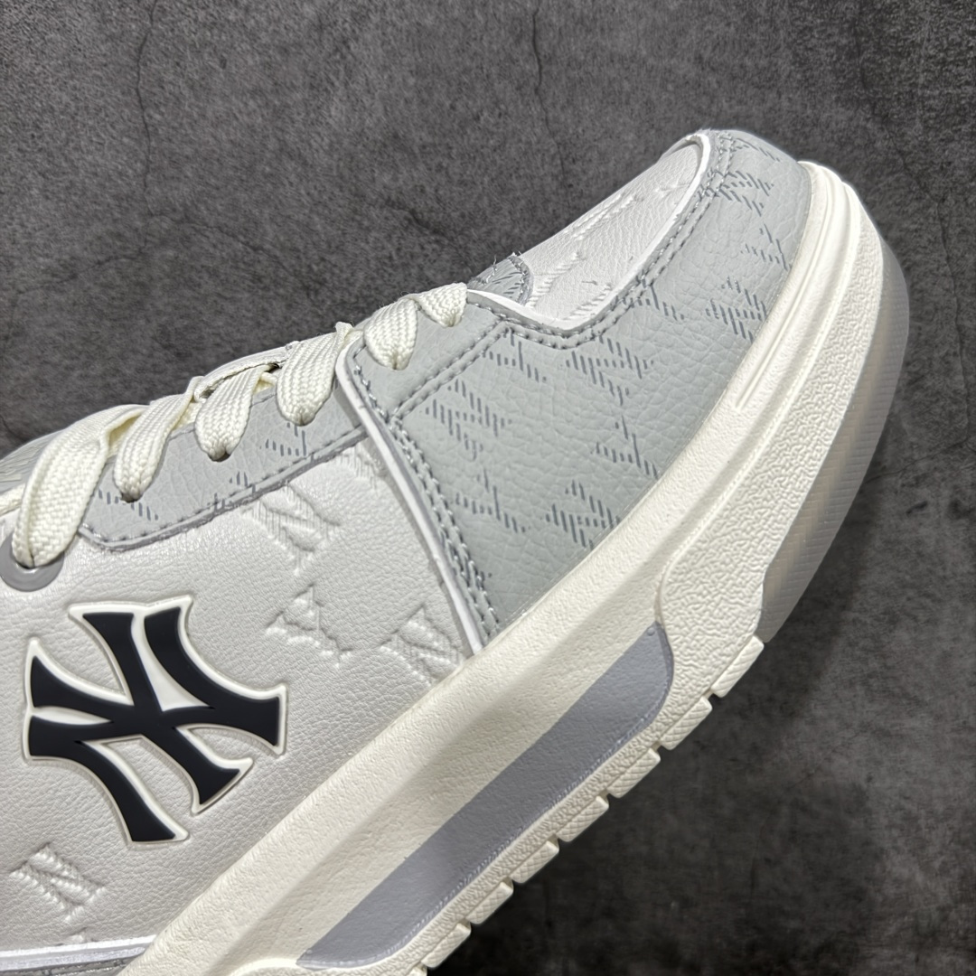 【纯原】MLB Chunky Liner Basic NY复古印花学长鞋系列低帮轻量增高厚底百搭休闲运动