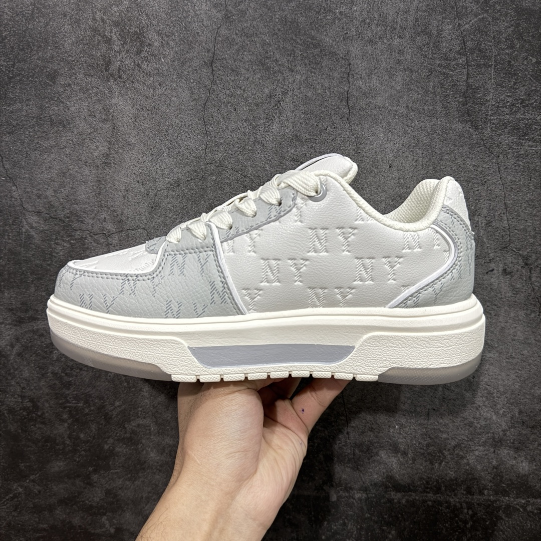 【纯原】MLB Chunky Liner Basic NY复古印花学长鞋系列低帮轻量增高厚底百搭休闲运动