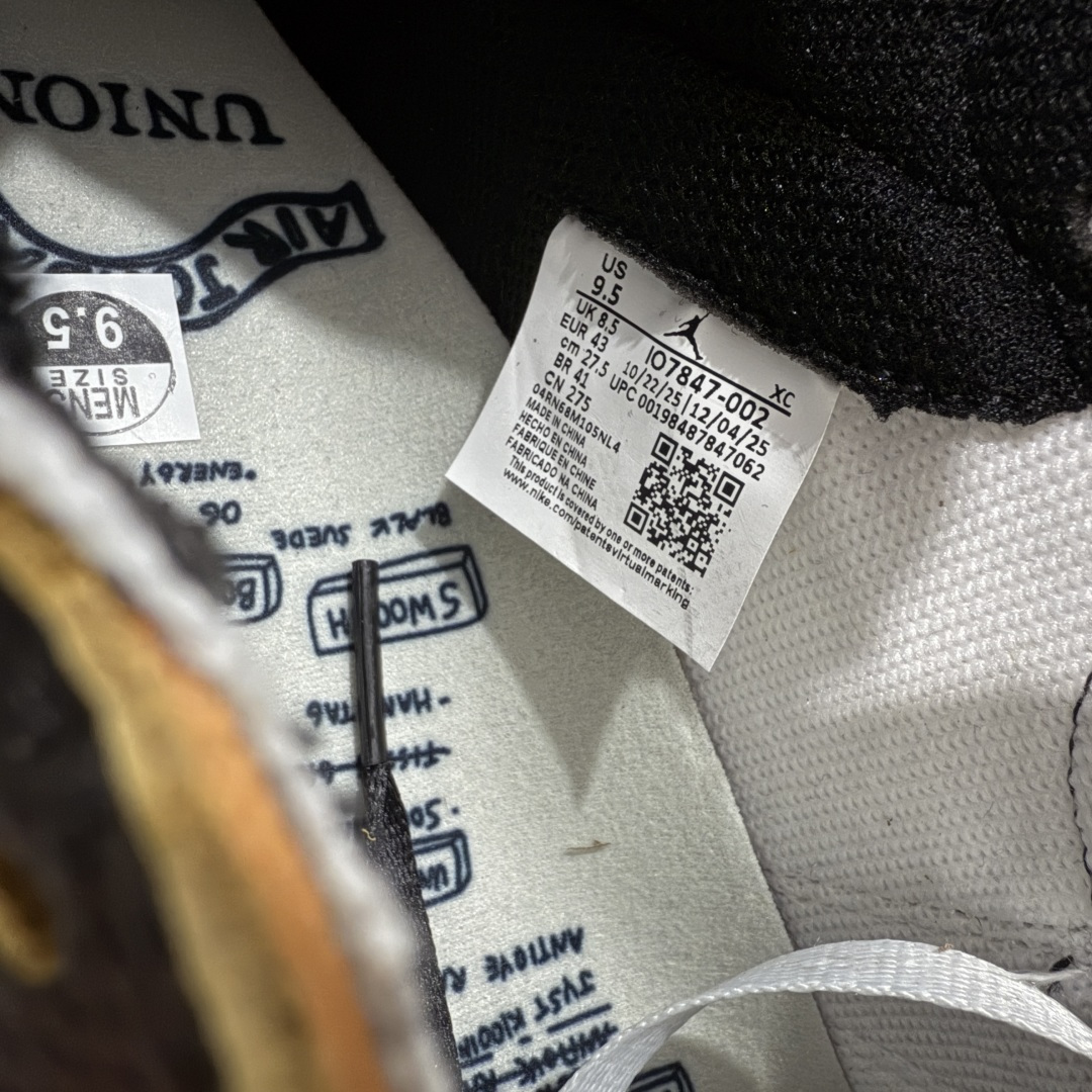 【纯原】Fragment Design x Union x Air Jordan 1 High OG S
