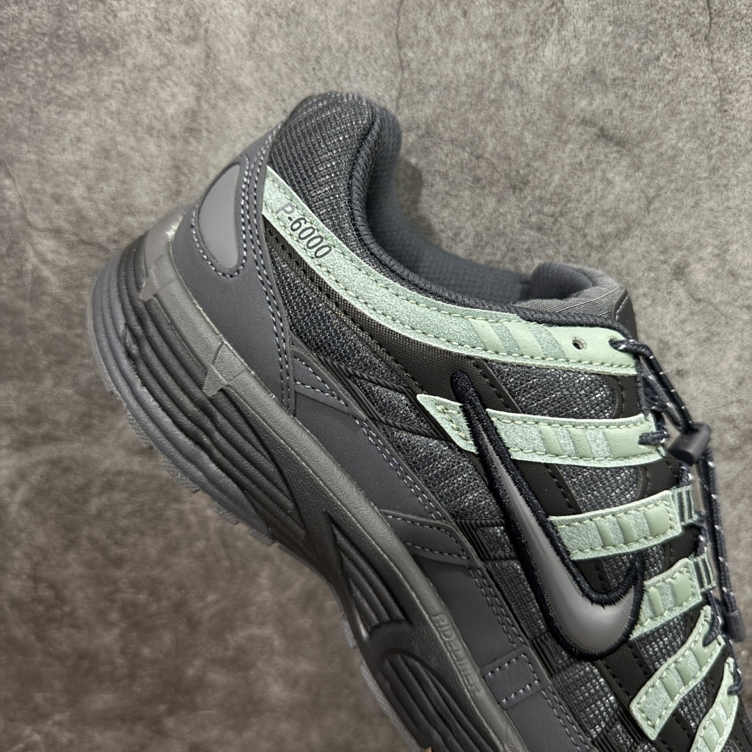 【纯原】NK P-6000 复古老爹休闲运动鞋 黑灰绿全新公司级品质 组合大底 中底拉帮等细节区别市售通