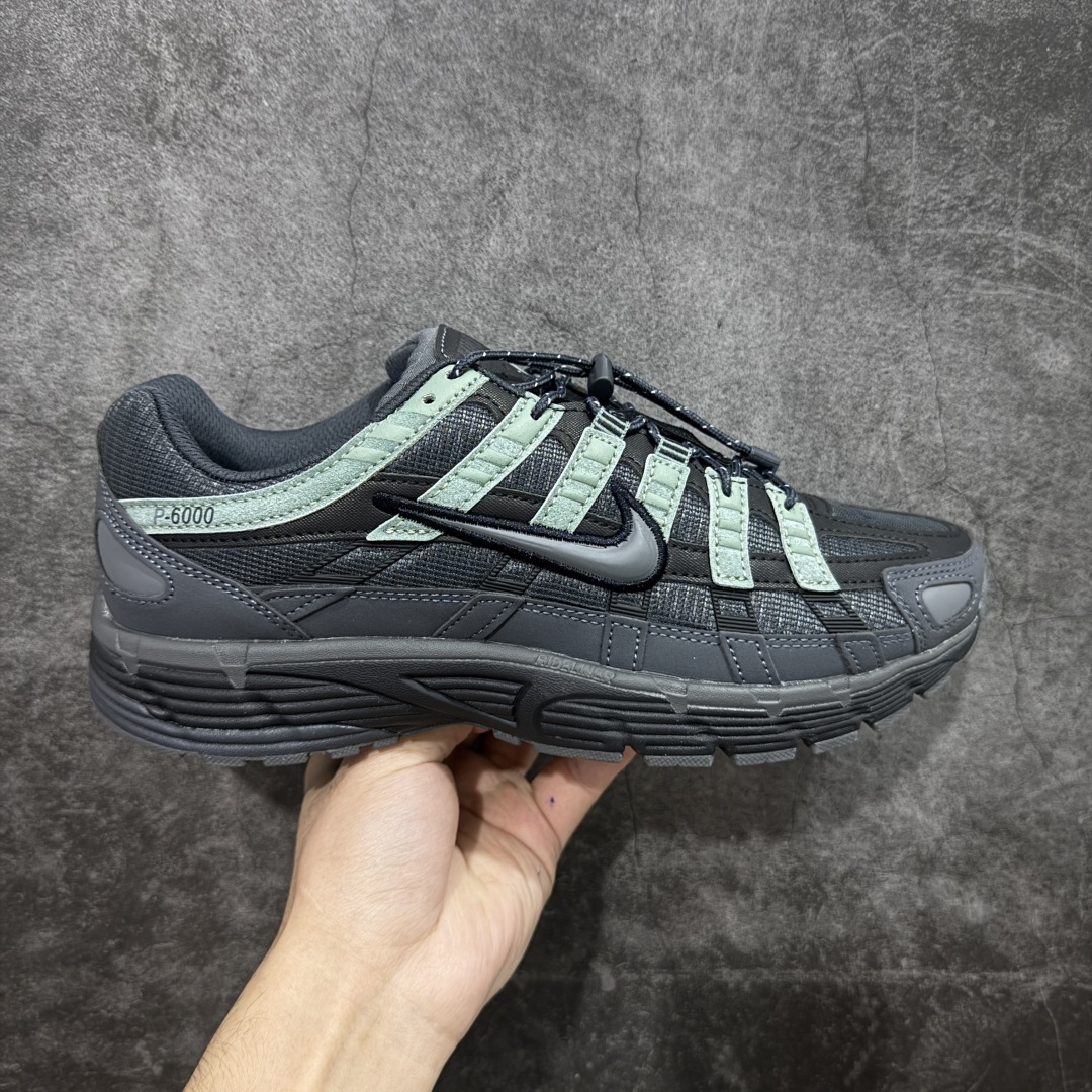 【纯原】NK P-6000 复古老爹休闲运动鞋 黑灰绿全新公司级品质 组合大底 中底拉帮等细节区别市售通