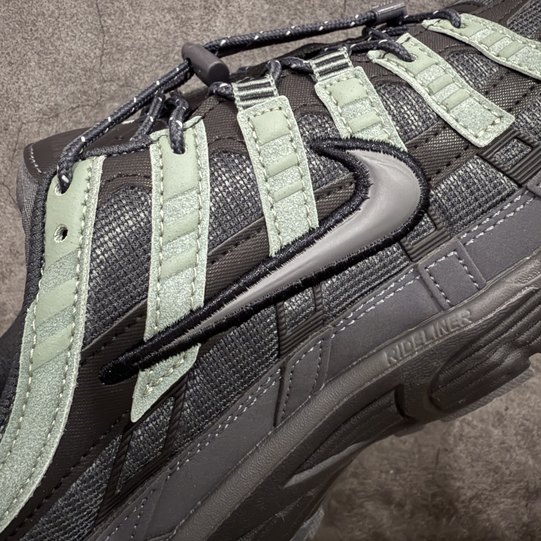 【纯原】NK P-6000 复古老爹休闲运动鞋 黑灰绿全新公司级品质 组合大底 中底拉帮等细节区别市售通