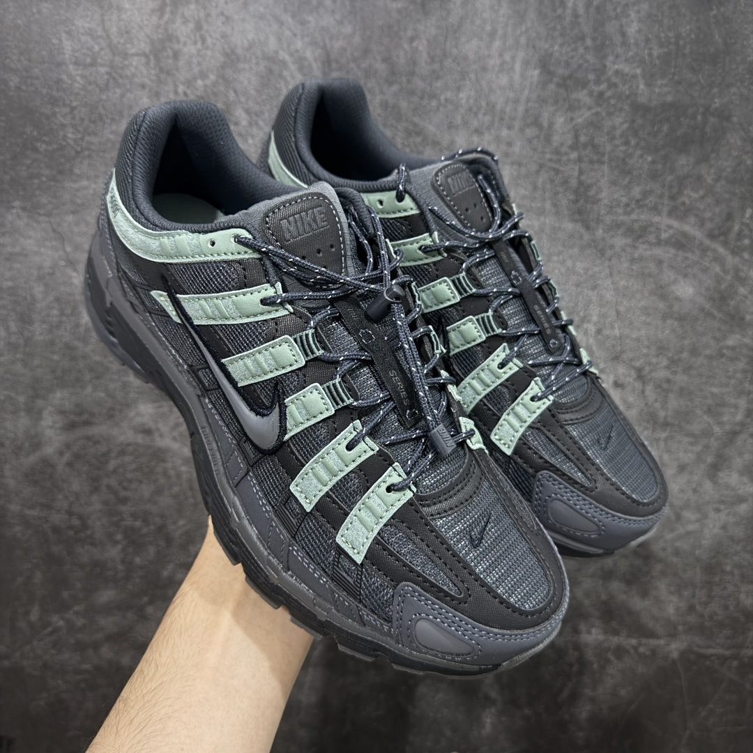 【纯原】NK P-6000 复古老爹休闲运动鞋 黑灰绿全新公司级品质 组合大底 中底拉帮等细节区别市售通