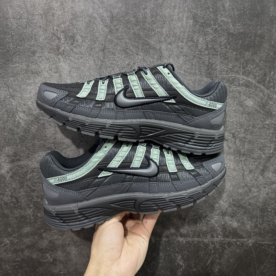 【纯原】NK P-6000 复古老爹休闲运动鞋 黑灰绿全新公司级品质 组合大底 中底拉帮等细节区别市售通