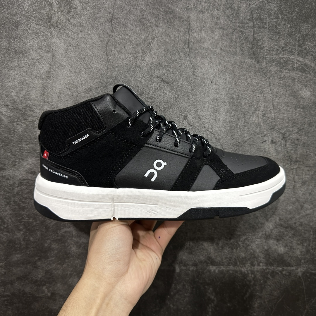 【纯原】THE Roger Clubhouse 高帮 复古单品费德勒 x On 昂跑 减震舒适板鞋#鞋款