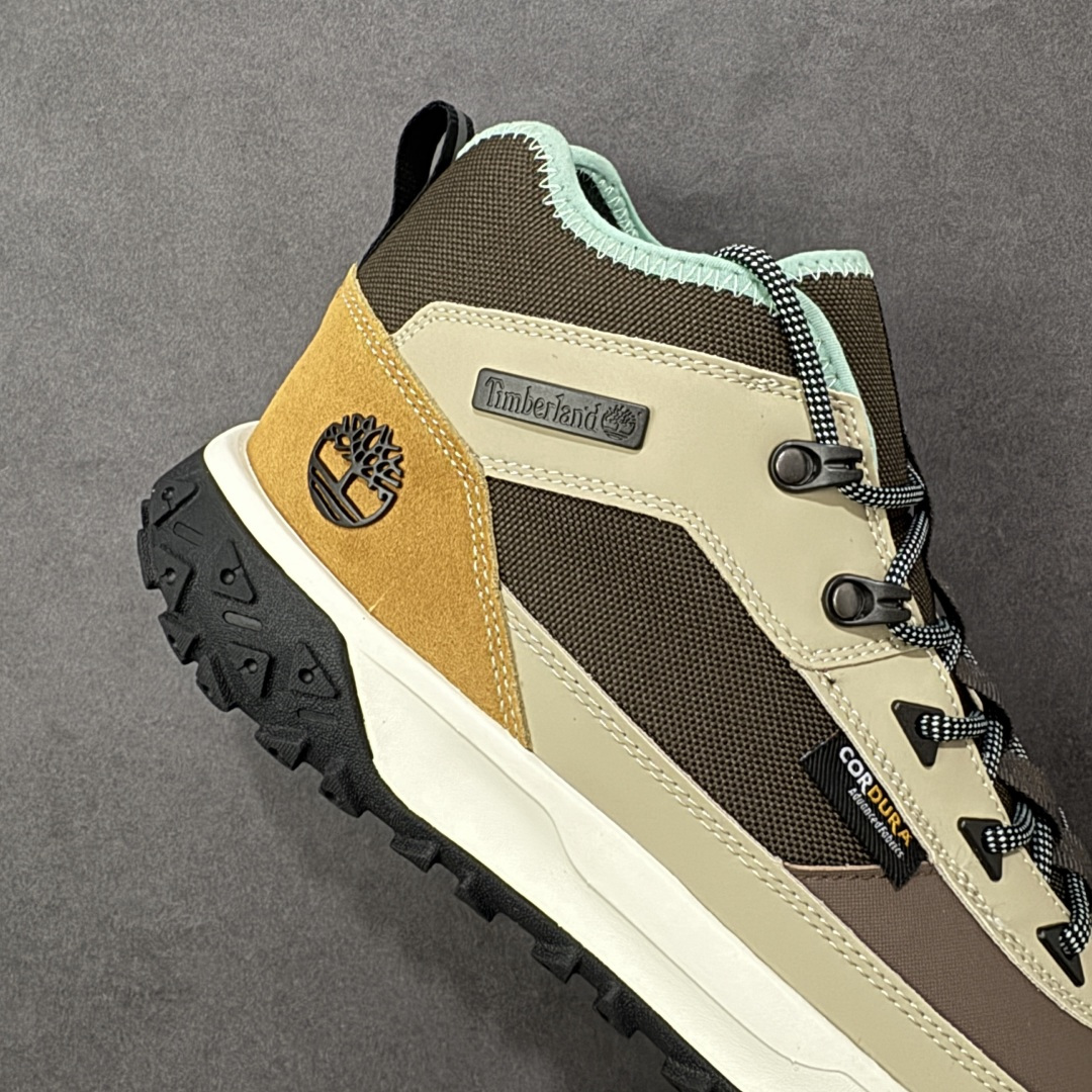 【纯原】Timberland添柏岚 Greenstride Motion 6 浅灰 户外中帮休闲马丁靴系