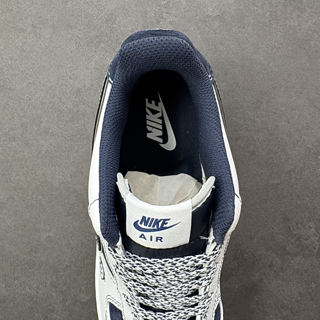 【定制版】NIke Air Force 1 '07 Low “OFF-WHITE联名——深蓝鬼脸”空军一