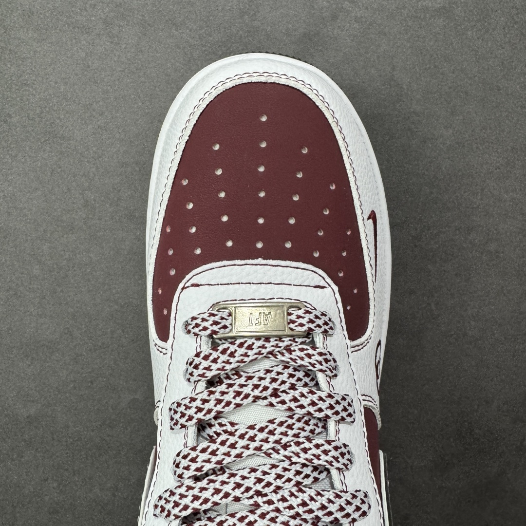 【定制版】NIke Air Force 1 '07 Low “古驰联名——栗红米白”空军一号 低帮 运动