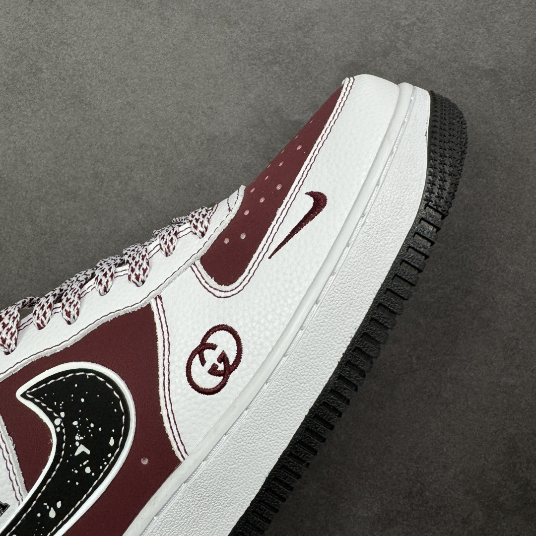 【定制版】NIke Air Force 1 '07 Low “古驰联名——栗红米白”空军一号 低帮 运动
