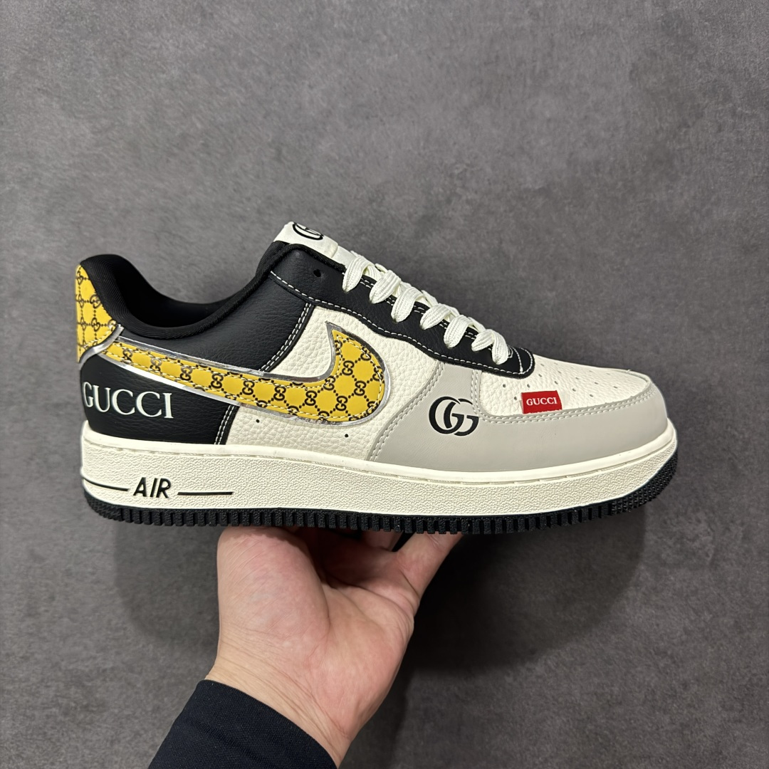 【纯原】Gucci x Nk Air Force 1’07 定制配色 古驰联名 空军一号经典低帮休闲百搭