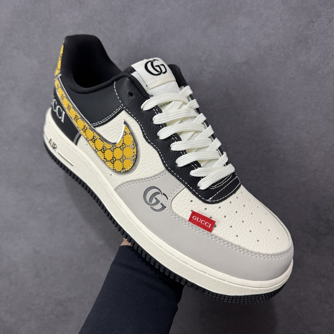 【纯原】Gucci x Nk Air Force 1’07 定制配色 古驰联名 空军一号经典低帮休闲百搭