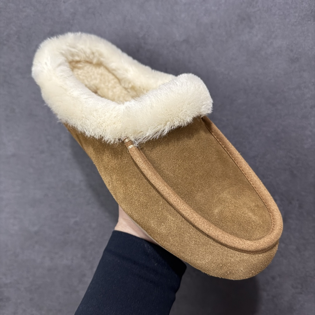 图片[3]-【莞产X1版本】 市面顶级版本 KALLEN LACE 1171391 UGG 百搭单品 东莞纯原UGG 秋冬羊皮毛一脚蹬懒人鞋 小红书爆款 广州外贸大厂生产 鞋头到鞋垫真羊皮毛一体 独立外盒包装 芯片 带防水工艺 区别市面任何版本 5cm厚底 独立原版开发大底 羊绒鞋垫 冬季保暖外出 家居都是很适合的选择 进年uug推出款式系列 局部偏向年轻消费者喜好 也走到时尚潮流穿搭的前沿 鞋身材质 防泼水涂层翻毛皮鞋面 17毫米UGGPURE™植入式羊毛内底 轻便防滑舒适橡胶外底 带有品牌LOGO商标 带全套包装 尺码： 35-40-选品中心
