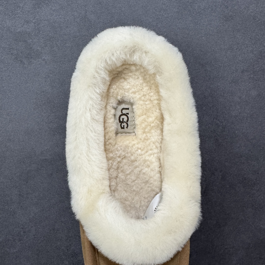 图片[7]-【莞产X1版本】 市面顶级版本 KALLEN LACE 1171391 UGG 百搭单品 东莞纯原UGG 秋冬羊皮毛一脚蹬懒人鞋 小红书爆款 广州外贸大厂生产 鞋头到鞋垫真羊皮毛一体 独立外盒包装 芯片 带防水工艺 区别市面任何版本 5cm厚底 独立原版开发大底 羊绒鞋垫 冬季保暖外出 家居都是很适合的选择 进年uug推出款式系列 局部偏向年轻消费者喜好 也走到时尚潮流穿搭的前沿 鞋身材质 防泼水涂层翻毛皮鞋面 17毫米UGGPURE™植入式羊毛内底 轻便防滑舒适橡胶外底 带有品牌LOGO商标 带全套包装 尺码： 35-40-选品中心