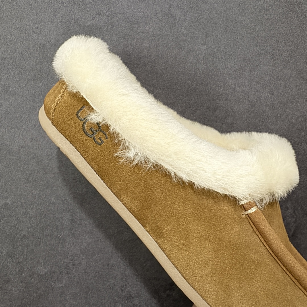 图片[6]-【莞产X1版本】 市面顶级版本 KALLEN LACE 1171391 UGG 百搭单品 东莞纯原UGG 秋冬羊皮毛一脚蹬懒人鞋 小红书爆款 广州外贸大厂生产 鞋头到鞋垫真羊皮毛一体 独立外盒包装 芯片 带防水工艺 区别市面任何版本 5cm厚底 独立原版开发大底 羊绒鞋垫 冬季保暖外出 家居都是很适合的选择 进年uug推出款式系列 局部偏向年轻消费者喜好 也走到时尚潮流穿搭的前沿 鞋身材质 防泼水涂层翻毛皮鞋面 17毫米UGGPURE™植入式羊毛内底 轻便防滑舒适橡胶外底 带有品牌LOGO商标 带全套包装 尺码： 35-40-选品中心