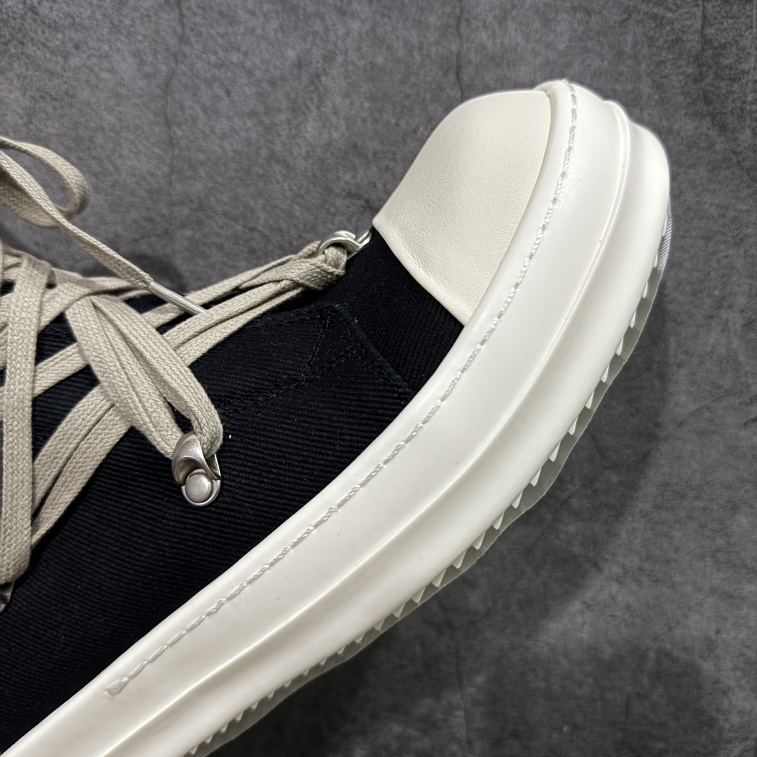 图片[6]-【莞产G版】薄底帆布黑色高帮大匡威疯狂绑带款 RO / Rick Owens DRKSHDW 瑞克·欧文斯【副线】 【款式】 大匡威/低帮/厚底/ 光泽金属尼龙布 高帮 西瓜头 【皮料】 东莞原厂进口全新2025年新材质““水洗牛仔黑色斜纹布” 【鞋带】 鞋带采用水染定织法工艺，高密度之下，透出光泽感！ 【鞋头】软糯，轻轻按压有牛皮细细的纹理质感！ 【鞋底】TPU大底奶香味！硬度、肤感一比一！鞋底logo钢印清晰正确！ 【鞋垫】独家私人开模压印！牛皮贴面，双层复合！ 【尺码】 ：36 37 38 39 40 41 42 43 44 45 46！-选品中心