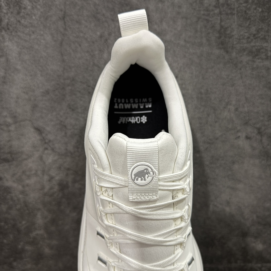 【莞产版本】MAMMUT猛犸象 Aenergy 舒适时尚 耐磨防滑 低帮 徒步鞋 男款 白色轻量化舒适性