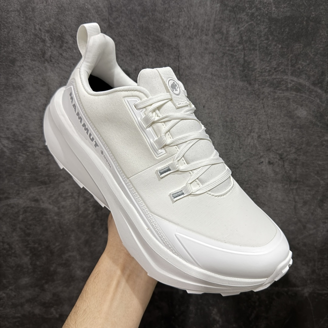 【莞产版本】MAMMUT猛犸象 Aenergy 舒适时尚 耐磨防滑 低帮 徒步鞋 男款 白色轻量化舒适性