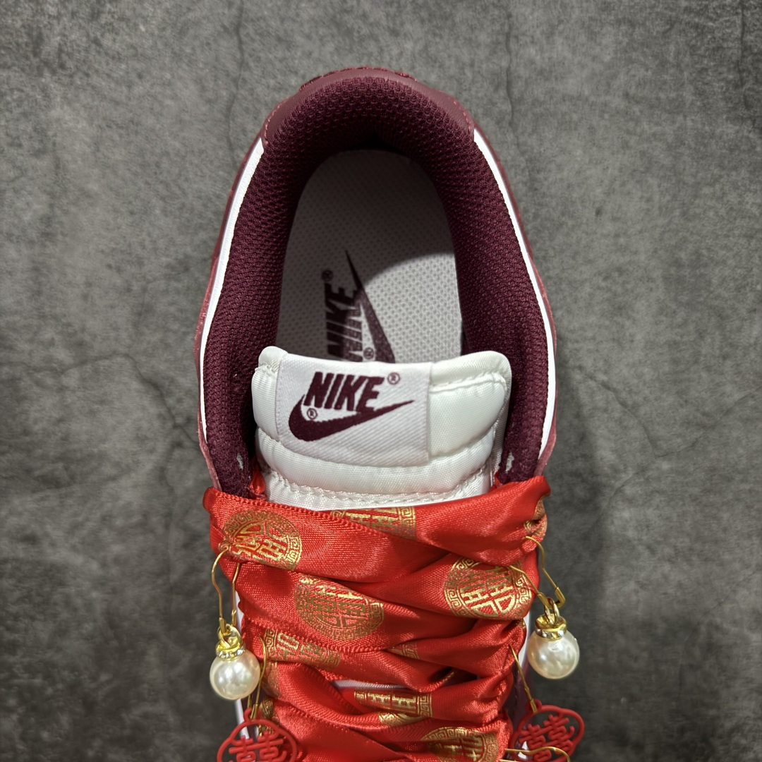 【纯原】NK Dunk Low 低帮 秀禾婚鞋新配色 吾家有喜 货号：DD1503-108该定制版球鞋选