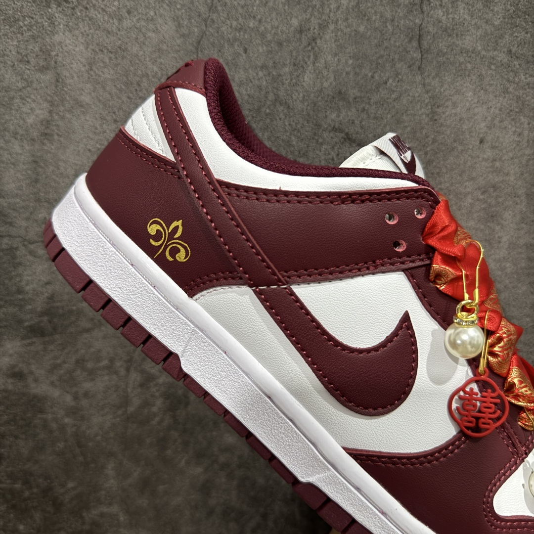 【纯原】NK Dunk Low 低帮 秀禾婚鞋新配色 吾家有喜 货号：DD1503-108该定制版球鞋选
