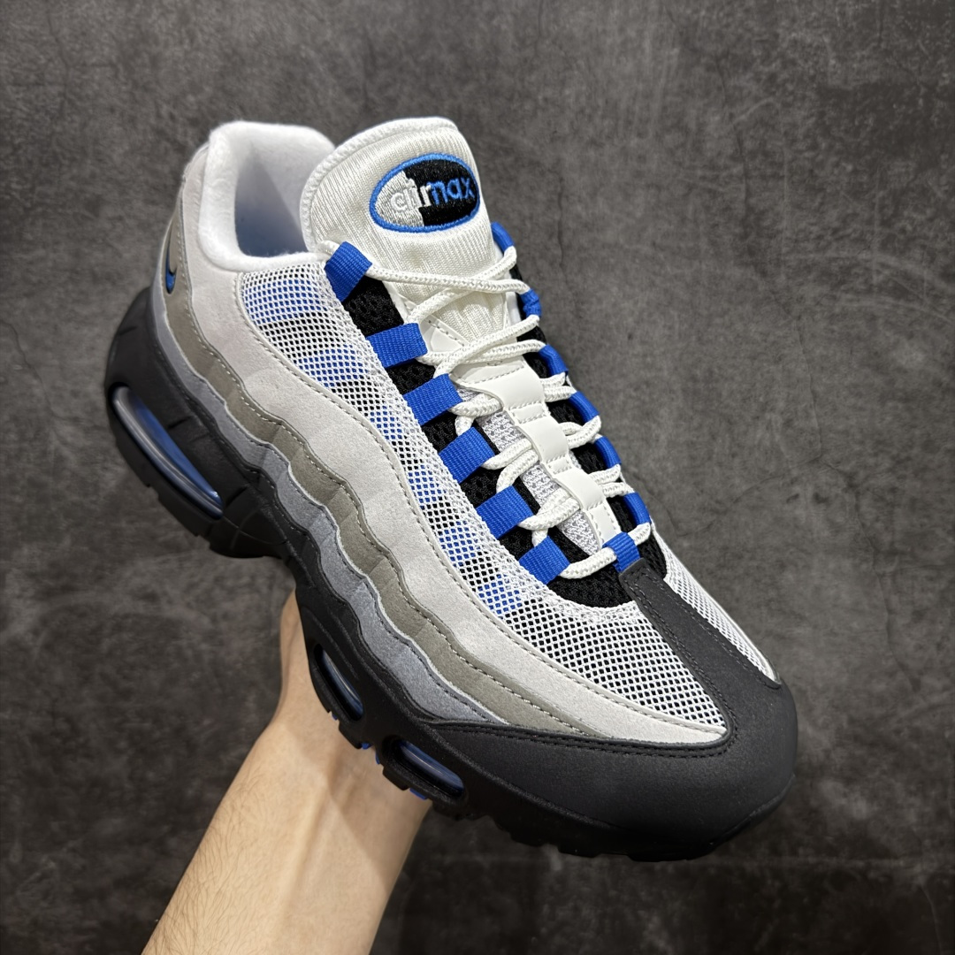 图片[3]-【GX绿x版本】Nike Air Max 95 复古减震气垫跑鞋 黑灰蓝 IM7410-100  外贸顶级专供 全部配色原鞋原尺码开发生产 极致还原 一眼ZP既视感  尺码：40 40.5 41 42 42.5 43 44 44.5 45 45.5 46 47.5 48.5-选品中心