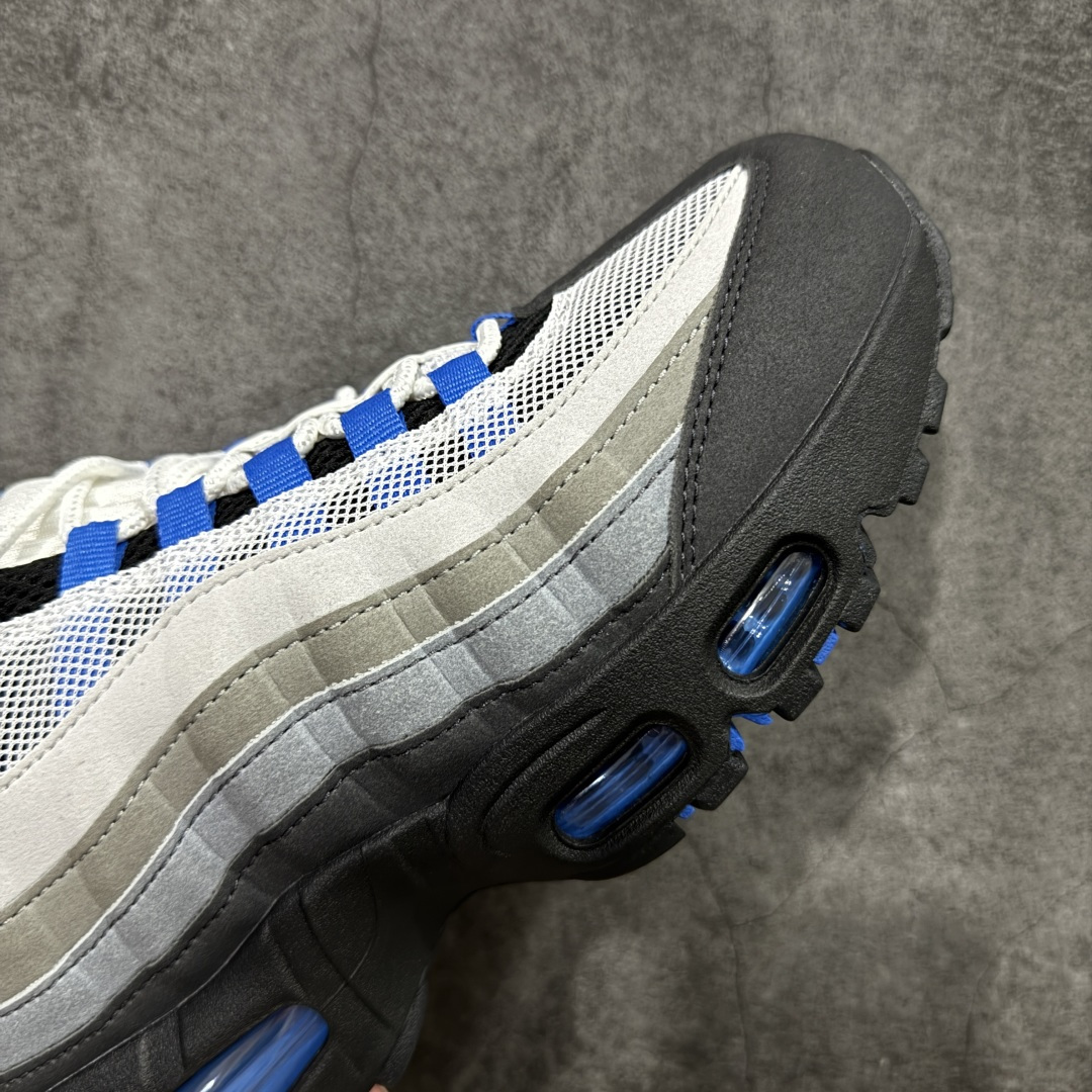 图片[6]-【GX绿x版本】Nike Air Max 95 复古减震气垫跑鞋 黑灰蓝 IM7410-100  外贸顶级专供 全部配色原鞋原尺码开发生产 极致还原 一眼ZP既视感  尺码：40 40.5 41 42 42.5 43 44 44.5 45 45.5 46 47.5 48.5-选品中心