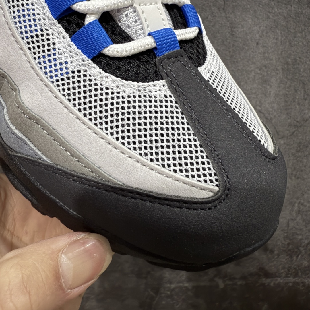 图片[5]-【GX绿x版本】Nike Air Max 95 复古减震气垫跑鞋 黑灰蓝 IM7410-100  外贸顶级专供 全部配色原鞋原尺码开发生产 极致还原 一眼ZP既视感  尺码：40 40.5 41 42 42.5 43 44 44.5 45 45.5 46 47.5 48.5-选品中心