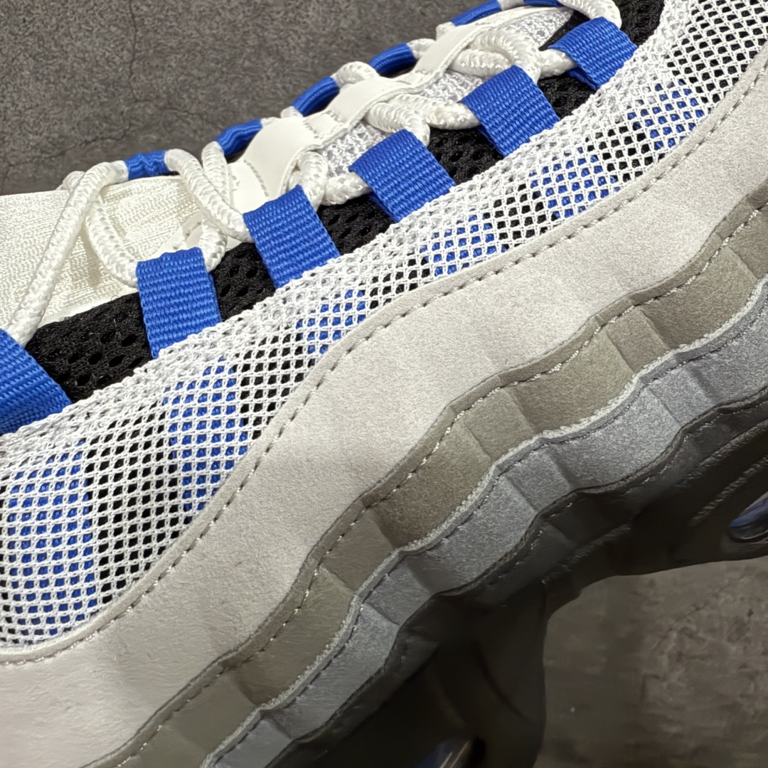 图片[4]-【GX绿x版本】Nike Air Max 95 复古减震气垫跑鞋 黑灰蓝 IM7410-100  外贸顶级专供 全部配色原鞋原尺码开发生产 极致还原 一眼ZP既视感  尺码：40 40.5 41 42 42.5 43 44 44.5 45 45.5 46 47.5 48.5-选品中心