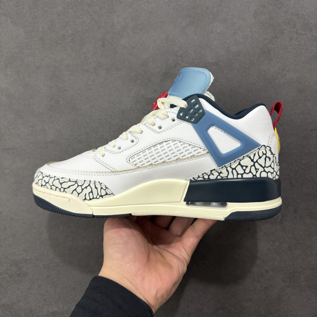 图片[2]-【PP特价】Jordan Spizike Low AJ 乔丹合体元素 文化休闲板鞋 #整双鞋在 Air Jordan 5 Low 廓形的基础上，通过加入 AJ3 的爆裂纹和鞋底设计、AJ6 的鞋舌和鞋带束扣、AJ4 的鞋侧三角稳定贴片和鞋带孔等 货号： HM3712-164 尺码：36 36.5 37.5 38 38.5 39 40 40.5 41 42 42.5 43 44 44.5 45 编码：GQB190200-选品中心
