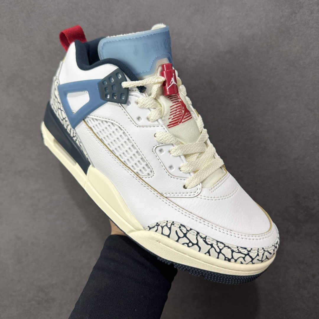 图片[3]-【PP特价】Jordan Spizike Low AJ 乔丹合体元素 文化休闲板鞋 #整双鞋在 Air Jordan 5 Low 廓形的基础上，通过加入 AJ3 的爆裂纹和鞋底设计、AJ6 的鞋舌和鞋带束扣、AJ4 的鞋侧三角稳定贴片和鞋带孔等 货号： HM3712-164 尺码：36 36.5 37.5 38 38.5 39 40 40.5 41 42 42.5 43 44 44.5 45 编码：GQB190200-选品中心