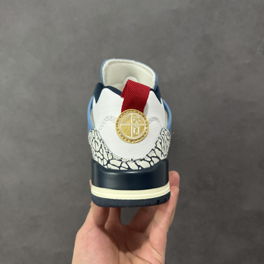 图片[4]-【PP特价】Jordan Spizike Low AJ 乔丹合体元素 文化休闲板鞋 #整双鞋在 Air Jordan 5 Low 廓形的基础上，通过加入 AJ3 的爆裂纹和鞋底设计、AJ6 的鞋舌和鞋带束扣、AJ4 的鞋侧三角稳定贴片和鞋带孔等 货号： HM3712-164 尺码：36 36.5 37.5 38 38.5 39 40 40.5 41 42 42.5 43 44 44.5 45 编码：GQB190200-选品中心