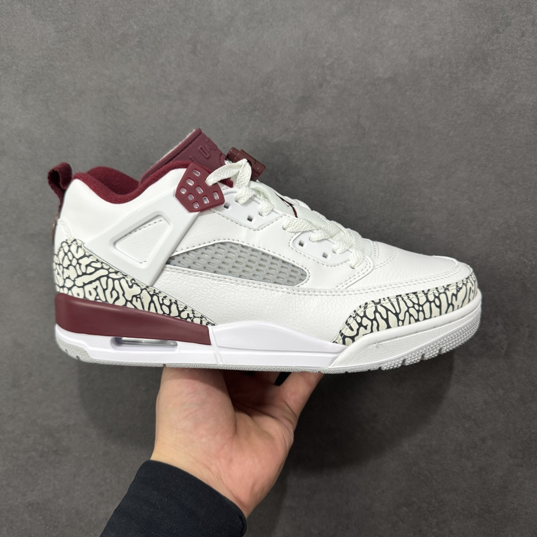 【PP特价】Jordan Spizike Low AJ 乔丹合体元素 文化休闲板鞋 #整双鞋在 Air Jordan 5 Low 廓形的基础上,通过加入 AJ3 的爆裂纹和鞋底设计、AJ6 的鞋舌和鞋带束扣、AJ4 的鞋侧三角稳定贴片和鞋带孔等 货号: FQ1759-106 尺码:36 36.5 37.5 38 38.5 39 40 40.5 41 42 42.5 43 44 44.5 45 编码:GQB190200-选品中心