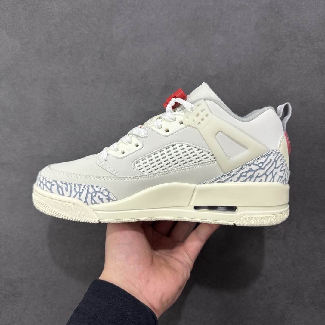 图片[2]-【PP特价】Jordan Spizike Low AJ 乔丹合体元素 文化休闲板鞋 #整双鞋在 Air Jordan 5 Low 廓形的基础上，通过加入 AJ3 的爆裂纹和鞋底设计、AJ6 的鞋舌和鞋带束扣、AJ4 的鞋侧三角稳定贴片和鞋带孔等 货号： FQ1759-100 尺码：36 36.5 37.5 38 38.5 39 40 40.5 41 42 42.5 43 44 44.5 45 编码：GQB190200-选品中心