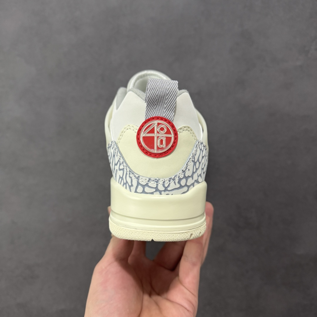 图片[4]-【PP特价】Jordan Spizike Low AJ 乔丹合体元素 文化休闲板鞋 #整双鞋在 Air Jordan 5 Low 廓形的基础上，通过加入 AJ3 的爆裂纹和鞋底设计、AJ6 的鞋舌和鞋带束扣、AJ4 的鞋侧三角稳定贴片和鞋带孔等 货号： FQ1759-100 尺码：36 36.5 37.5 38 38.5 39 40 40.5 41 42 42.5 43 44 44.5 45 编码：GQB190200-选品中心