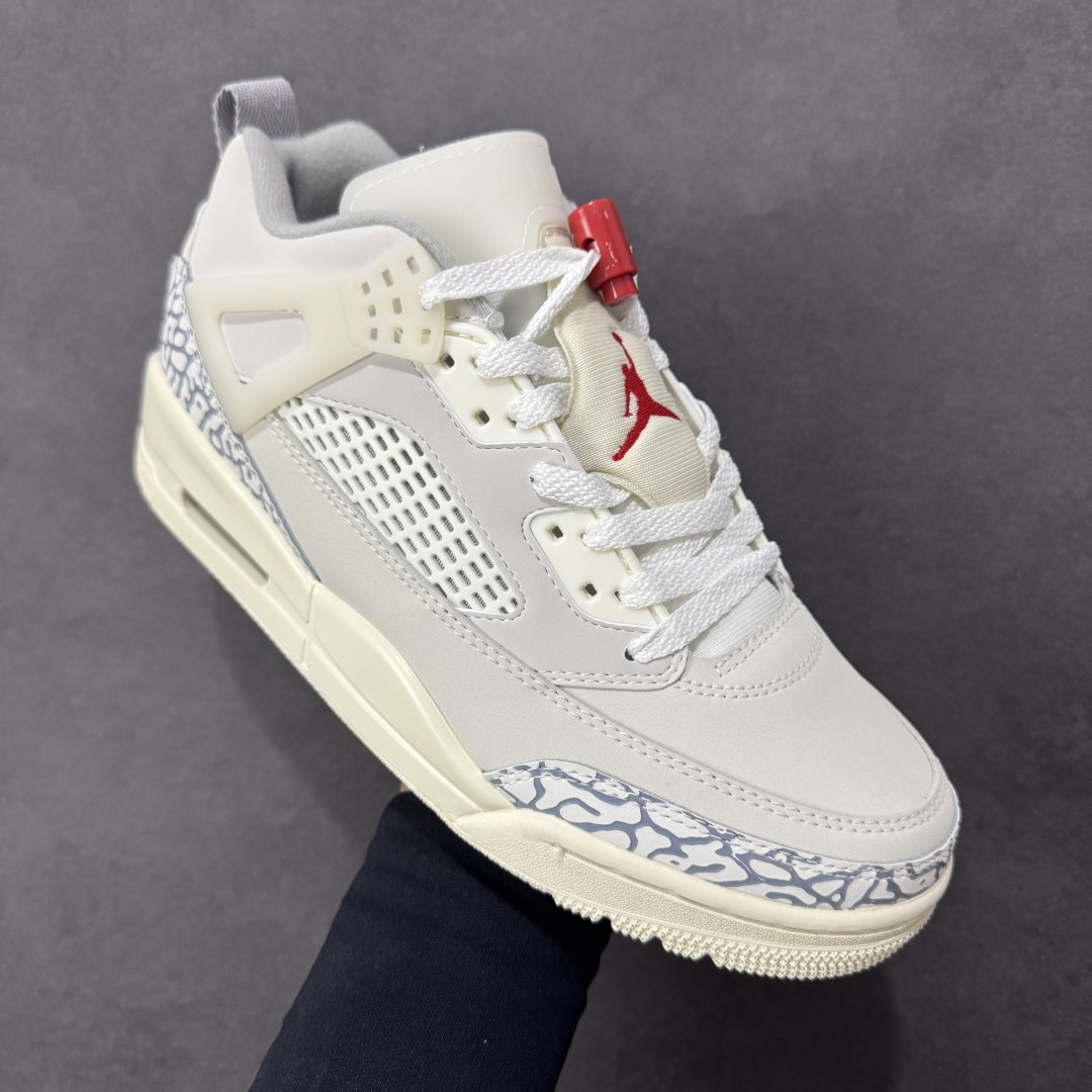 图片[3]-【PP特价】Jordan Spizike Low AJ 乔丹合体元素 文化休闲板鞋 #整双鞋在 Air Jordan 5 Low 廓形的基础上，通过加入 AJ3 的爆裂纹和鞋底设计、AJ6 的鞋舌和鞋带束扣、AJ4 的鞋侧三角稳定贴片和鞋带孔等 货号： FQ1759-100 尺码：36 36.5 37.5 38 38.5 39 40 40.5 41 42 42.5 43 44 44.5 45 编码：GQB190200-选品中心