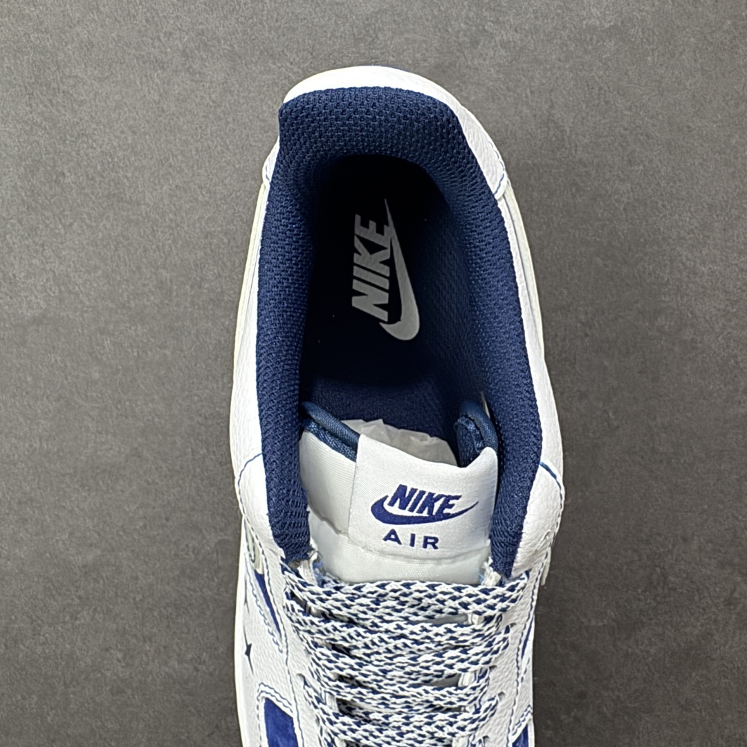 【纯原】Nike Air Force 1'07 Low Supreme联名 灰勾蓝猪八 空军一号低帮休闲