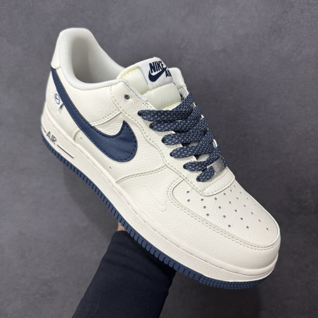 【纯原】Nike Air Force 1'07 Low 耐克压纹 米白深蓝树纹 空军一号低帮休闲板鞋 S