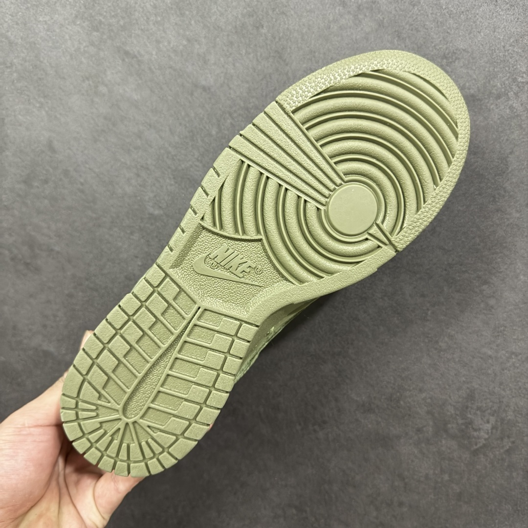 【纯原】Nike SB Dunk Low “Superme联名------军绿麂皮” 高端定制 低帮休闲