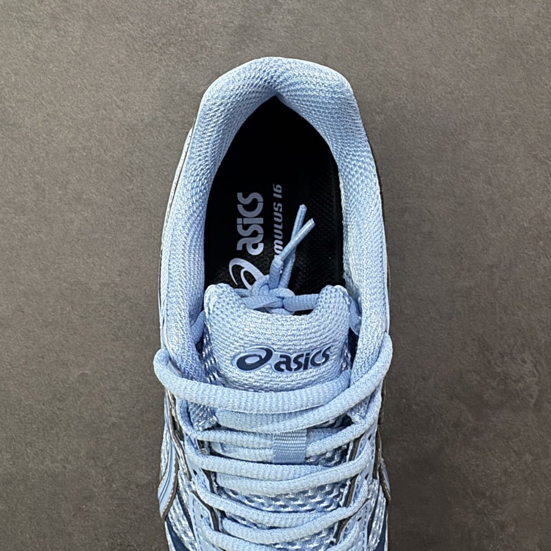 图片[7]-【公司级】Asics Gel-Cumulus 16 亚瑟士复古时尚缓震运动跑步鞋 鞋面采用无缝线工程网眼设计，全面升级的FF BLAST™ PLUS泡棉，更轻、更弹、更耐久。相比前代更轻盈鞋底采用了轻质发泡材料,并在后跟和前掌处采用了亚瑟士核心科技GEL缓震胶,赋予鞋款强大的缓冲性能,提供了更柔软舒适的穿着体验。AHAR® PLUS超耐磨橡胶大底，延长跑鞋使用寿命。 货号：1203A733-400 尺码：36 37 37.5 38 39 39.5 40 40.5 41.5 42 42.5 43.5 44 45 编码：AMB260270-选品中心