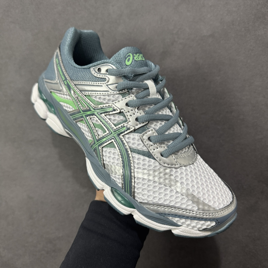 图片[3]-【公司级】Asics Gel-Cumulus 16 亚瑟士复古时尚缓震运动跑步鞋 鞋面采用无缝线工程网眼设计，全面升级的FF BLAST™ PLUS泡棉，更轻、更弹、更耐久。相比前代更轻盈鞋底采用了轻质发泡材料,并在后跟和前掌处采用了亚瑟士核心科技GEL缓震胶,赋予鞋款强大的缓冲性能,提供了更柔软舒适的穿着体验。AHAR® PLUS超耐磨橡胶大底，延长跑鞋使用寿命。 货号：1203A733-100 尺码：36 37 37.5 38 39 39.5 40 40.5 41.5 42 42.5 43.5 44 45 编码：AMB260270-选品中心