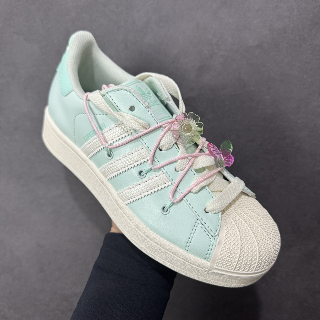 图片[3]-【GX版本】Adidas Originals Superstar II全新配色 贝壳头休闲板鞋 独家控货 平台正单 全鞋百分百原材料 全鞋电脑针车 Logo针车间距针数原版一致 皮料切割冲裁零瑕疵 原鞋一致含胶量大底 原盒中文内外标 大几率过验 不对比市面只对比原鞋 只服务最高端市场 货号：JR1333 尺码：35-40-选品中心