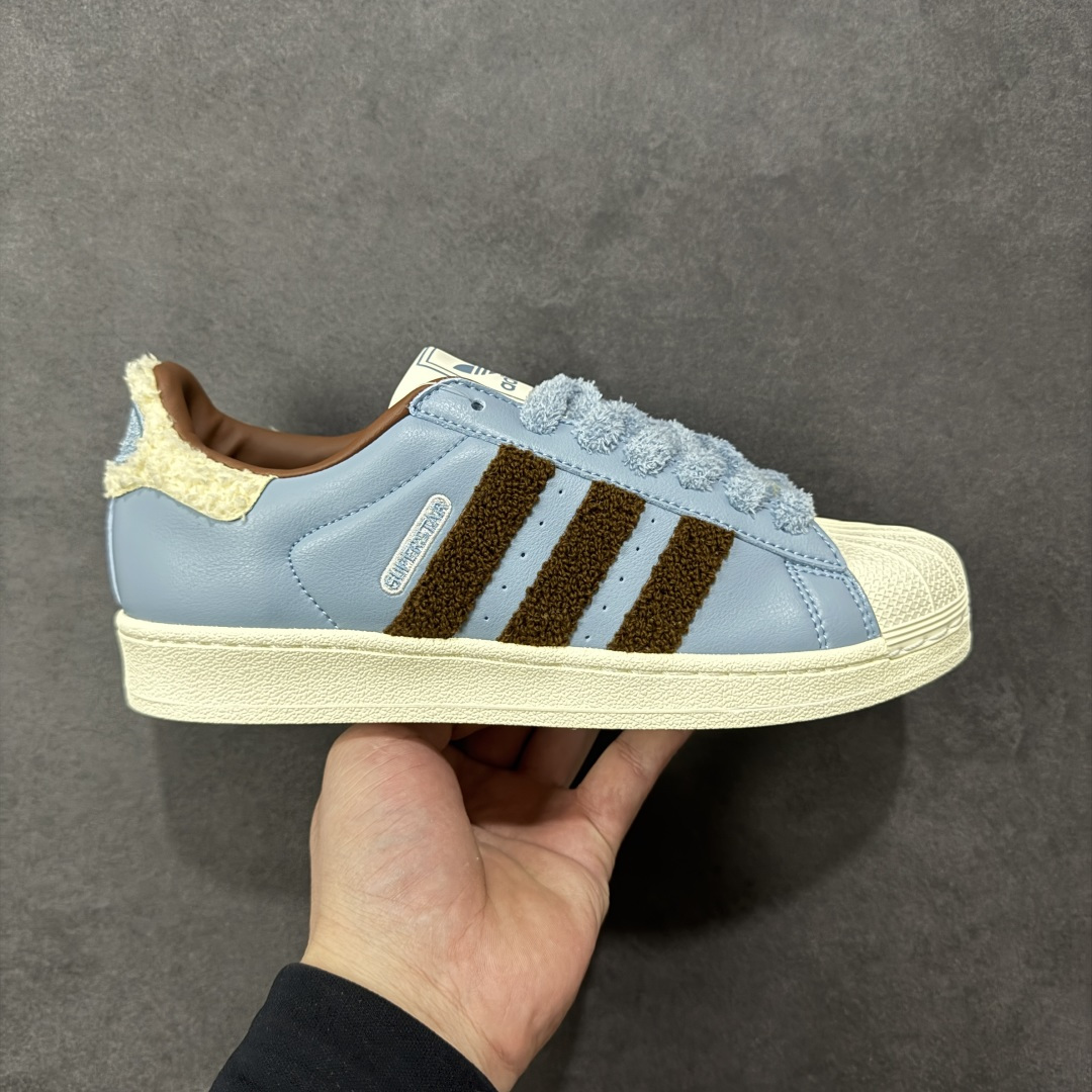 【正确版】Adidas Originals Superstar 2025全新版本 贝壳头官方同步 渠道正品订单 诠释市场最高工艺水平 贝壳头经典小白板鞋 专柜上架同步配色 全鞋进口头层皮料打造。区别市面普通真标版本,进出专柜无压力 货号:JR6987 尺码:35-44带半码-选品中心