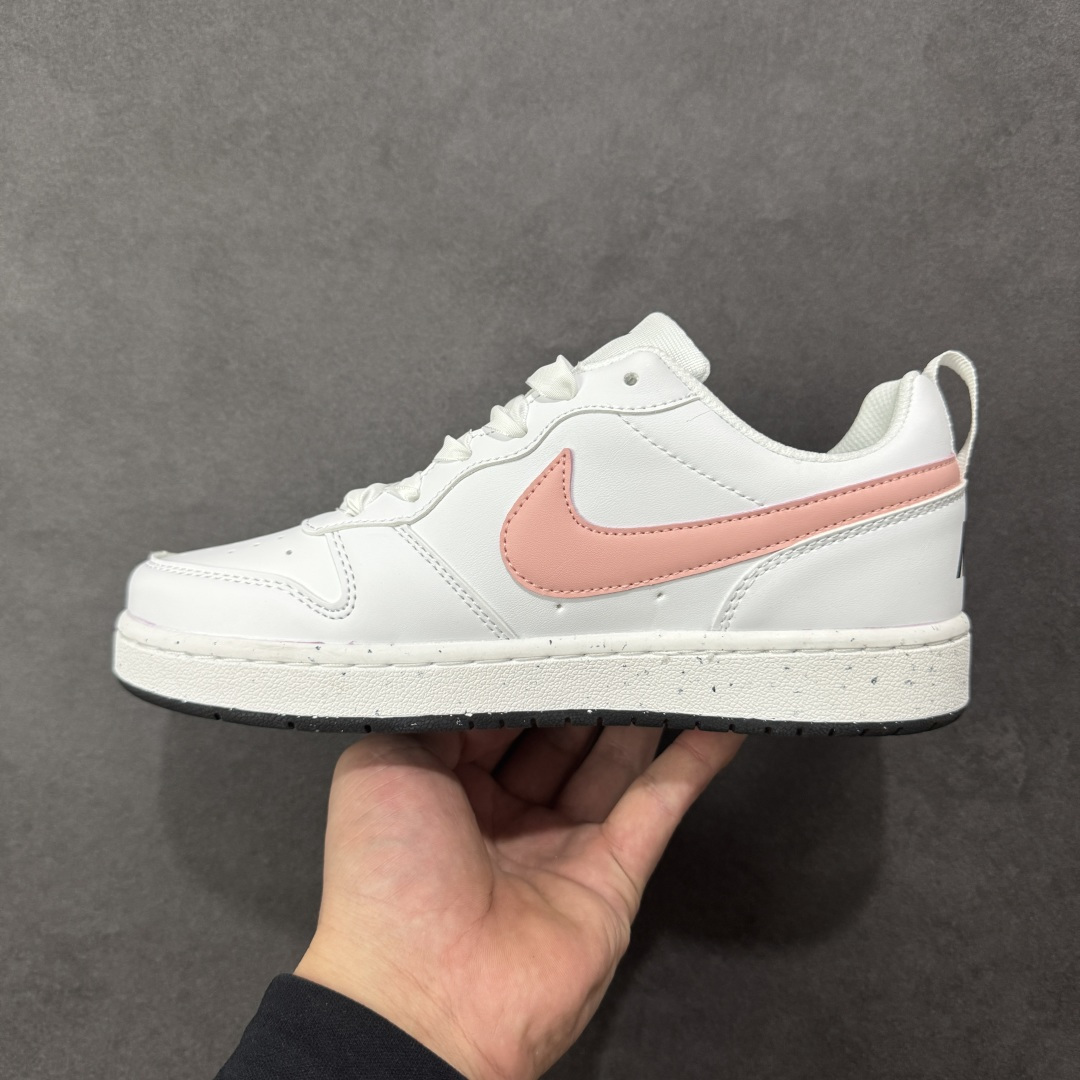 图片[2]-【公司级】Nike/耐克COURT BOROUGH V 男女地步运动休闲板鞋 经典耐用的设计，兼顾舒适脚感和出众风范，演绎匠心之作。结构性的支撑贴合感结合复古篮球设计，塑就场外全明星风范。 货号：DV5654-104 尺码：35-40带半码 编码：AYB180190-选品中心