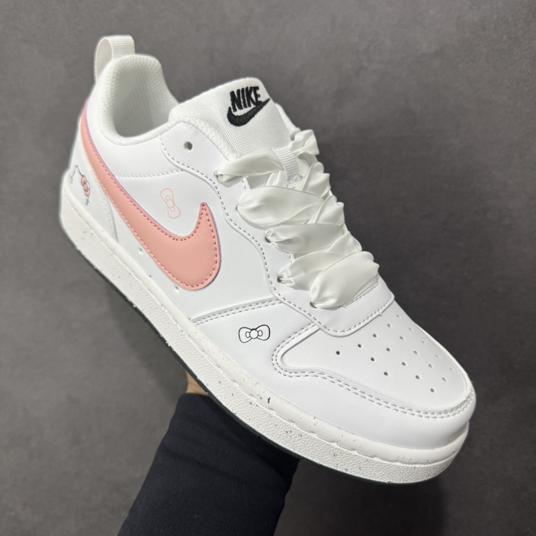 图片[3]-【公司级】Nike/耐克COURT BOROUGH V 男女地步运动休闲板鞋 经典耐用的设计，兼顾舒适脚感和出众风范，演绎匠心之作。结构性的支撑贴合感结合复古篮球设计，塑就场外全明星风范。 货号：DV5654-104 尺码：35-40带半码 编码：AYB180190-选品中心