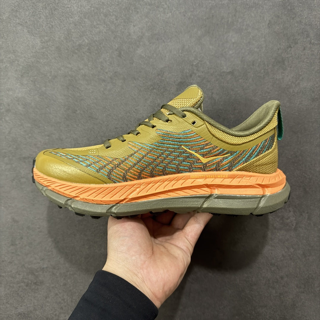【纯原】HOKA ONE ONE Mafate Speed 4 飞速玛法特4代系列低帮轻量户外越野休闲运
