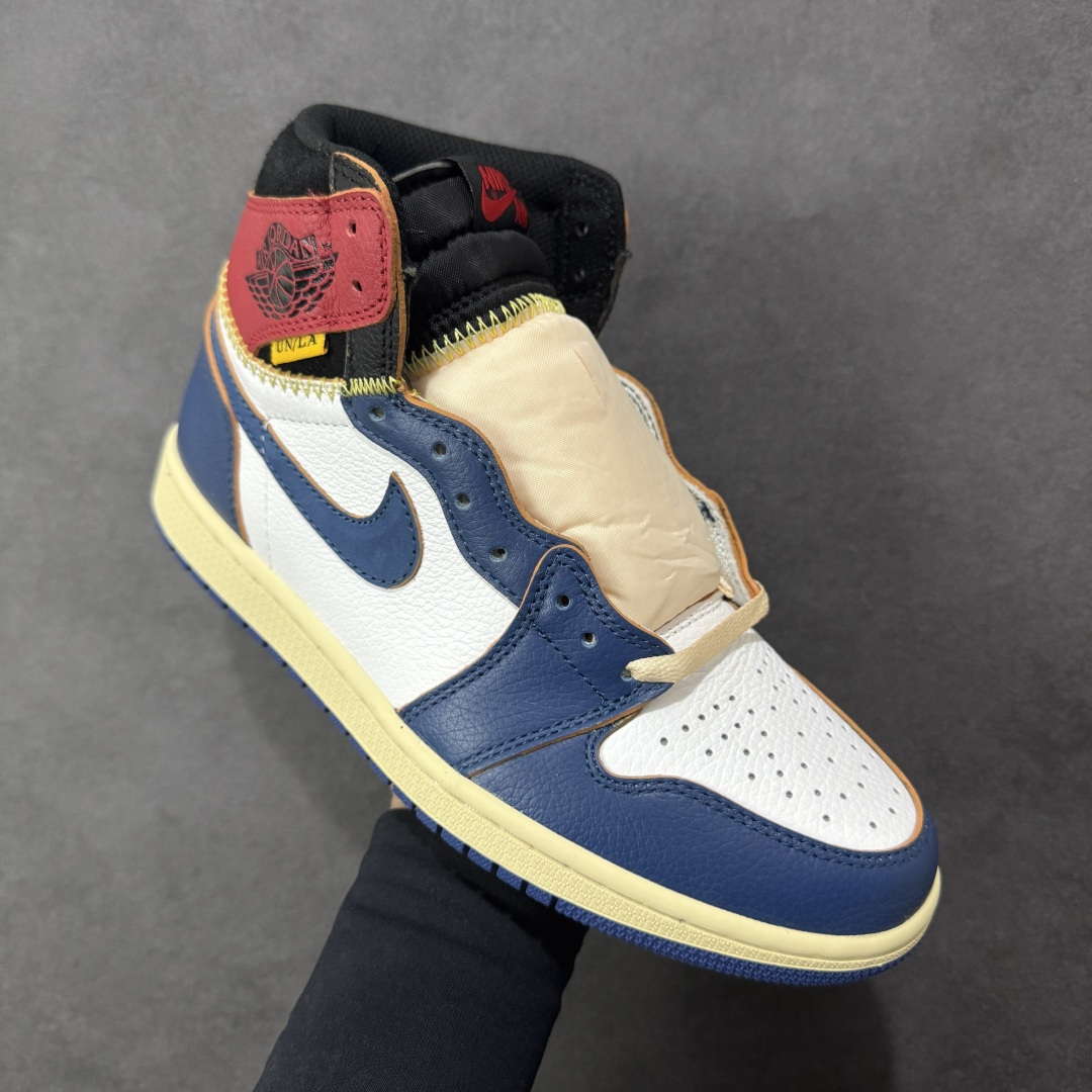图片[3]-【公司级头层版】Air Jordan 1 High OG 高帮 AJ1 乔丹1代 aj1 乔1 高邦 金人吊牌 乔丹篮球鞋系列BV1300-146 采用正确头层皮组合荔枝纹头层皮革鞋面材质 中底注胶孔及缜密中底拉帮工艺 内置气垫及耐磨橡胶大底 尺码：36-47带半码-选品中心