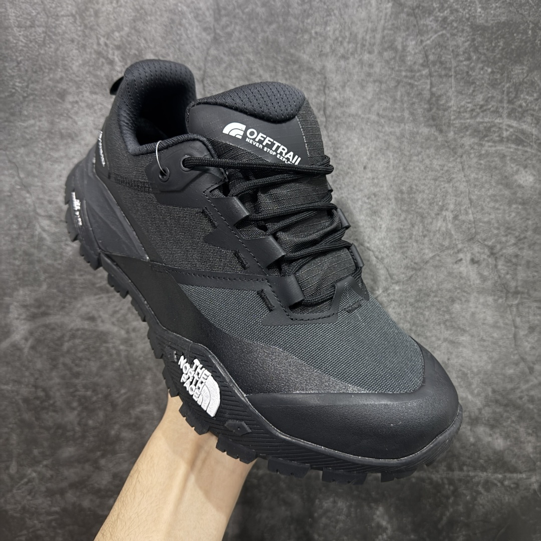 图片[3]-【莞顶防水版】北面THE NORTH FACE Offtrail Hike Hike GTX舒适简约 低帮 徒步鞋宇宙黑 防水款 舒适耐磨防水低帮徒步鞋 采用高端户外防水面料 专门为鞋底设计的橡胶以出色的耐磨性 鞋底采用Vibram大底 具有良好的防滑性 户外徒步推荐好鞋 尺码：40 40.5 41 42 42.5 43 44 45-选品中心