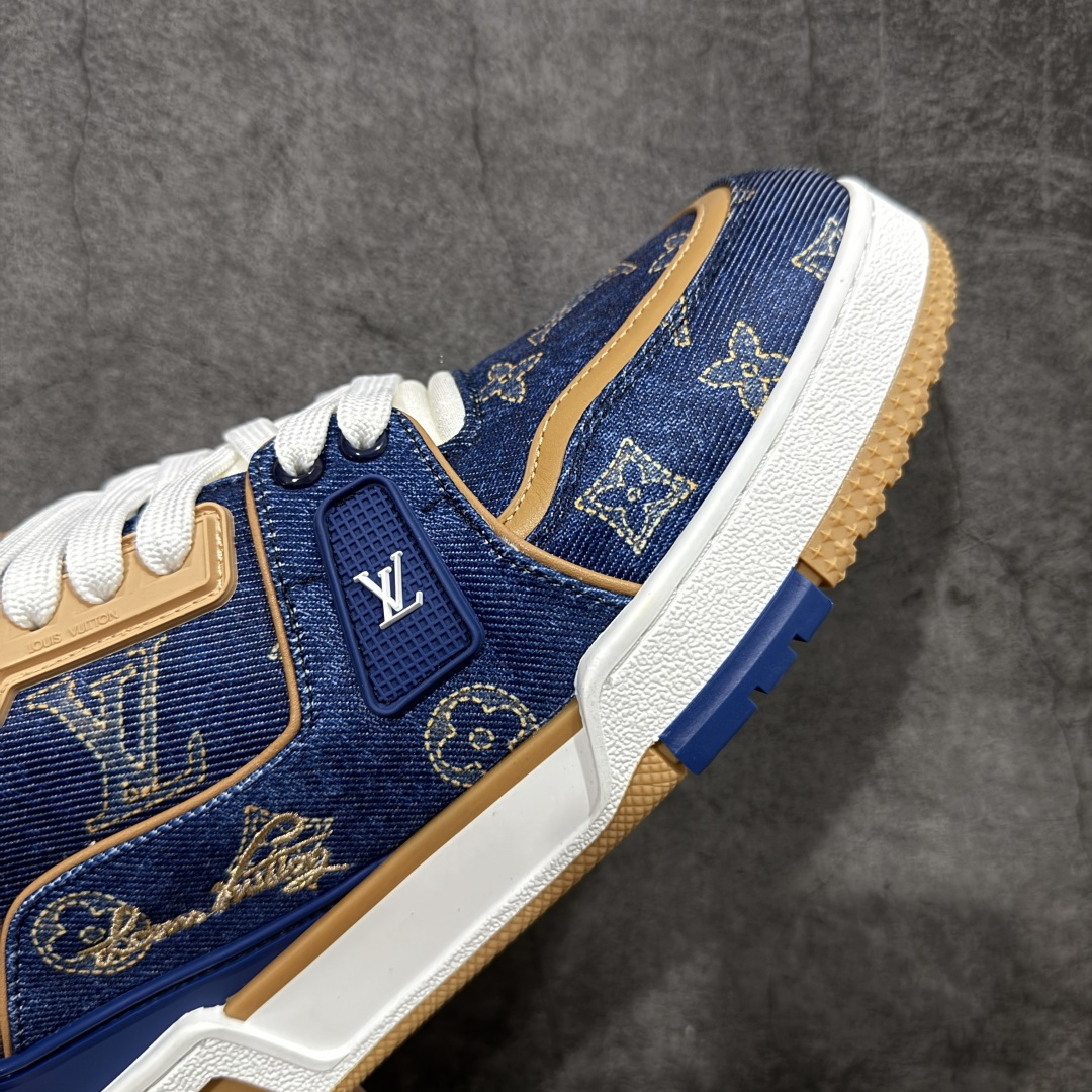 图片[6]-【莞产YS版本】Louis Vuitton Trainer lv时装走秀运动鞋 完美鞋型超高的清洁度 零毛边线头瑕疵 全套原楦原纸版原鞋开模 全网最具灵魂的版型 正确原装黄色鞋盒 正确中底印花 鞋面印花3D高频深度立体 全鞋电脑针车 紧密相连 针距密度一致 环保乳胶注塑鞋垫 厚度脚感还原原版 皮面裁剪部位 统一油边封口工艺 原装橡胶大底含胶量大底组合零偏差 专柜全套包装 防尘袋 说明书 质保卡 男女鞋 尺码： 38 39 40 41 42 43 44 45-选品中心