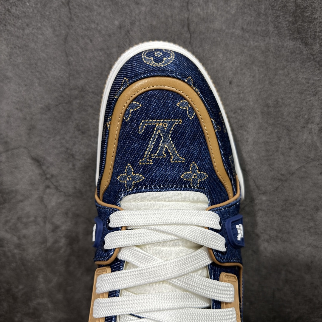 图片[5]-【莞产YS版本】Louis Vuitton Trainer lv时装走秀运动鞋 完美鞋型超高的清洁度 零毛边线头瑕疵 全套原楦原纸版原鞋开模 全网最具灵魂的版型 正确原装黄色鞋盒 正确中底印花 鞋面印花3D高频深度立体 全鞋电脑针车 紧密相连 针距密度一致 环保乳胶注塑鞋垫 厚度脚感还原原版 皮面裁剪部位 统一油边封口工艺 原装橡胶大底含胶量大底组合零偏差 专柜全套包装 防尘袋 说明书 质保卡 男女鞋 尺码： 38 39 40 41 42 43 44 45-选品中心