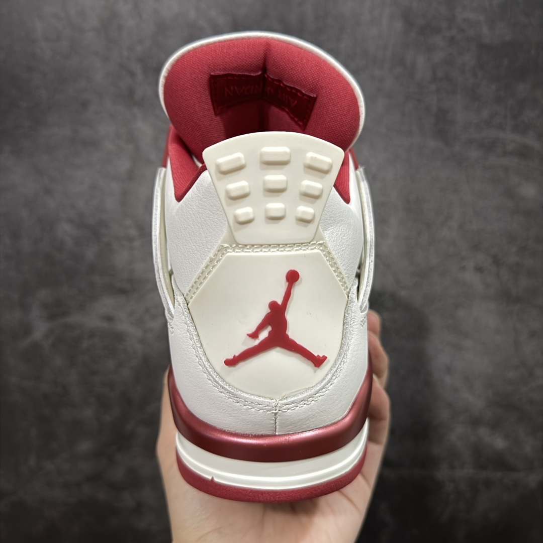 【纯原】Air Jordan AJ4 白米红情人节 HV0823-108全新升级改良 全头层软皮原鞋原楦